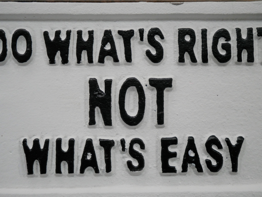 Sign (Do Whats Right)