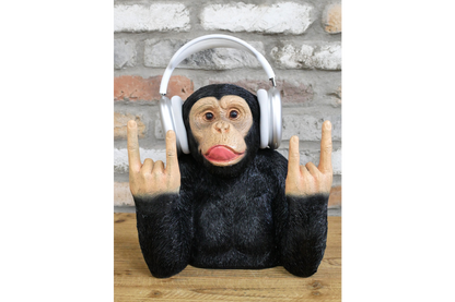 Rock n Roll Monkey Headphone Holder