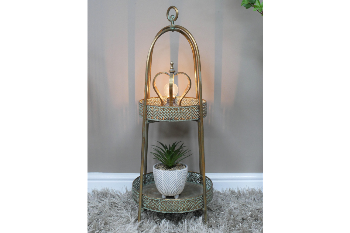Moroccan Style 2 Tier Shelves