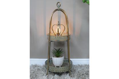 Moroccan Style 2 Tier Shelves