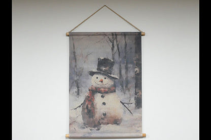 Canvas Wall Art - Snowman