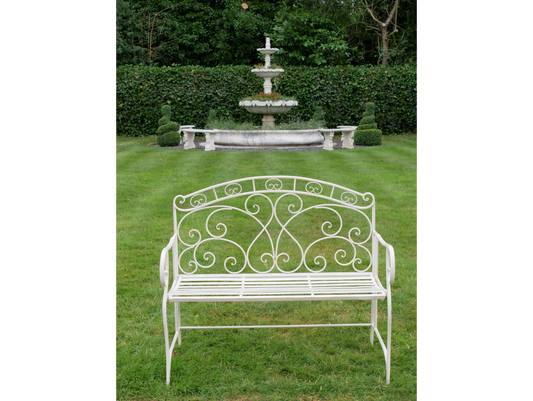 Antique Cream Bench