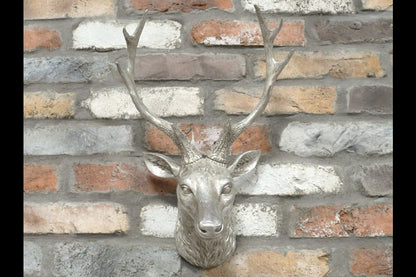 Silver Stag Head
