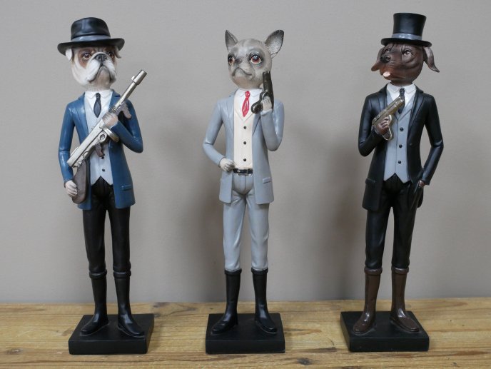 Set Of 3 K9 Agents