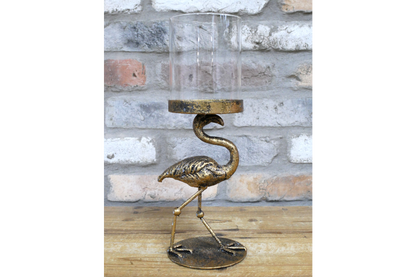 Flamingo Candle Holder