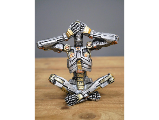 Set Of 3 Steampunk Skeletons