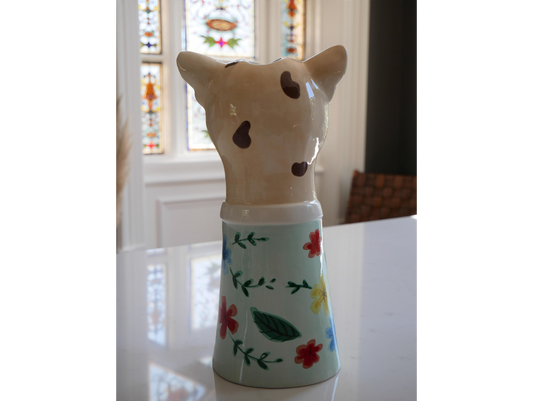 Leopard Vase