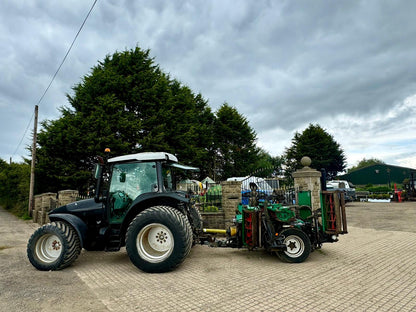 2010 DEUTZ FAHR 100 TRACTOR WITH RANSOMES 7 GANG LAWN MOWER 100 HP TRACTOR