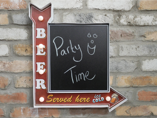Light Up Sign (Beer - Chalk Board)