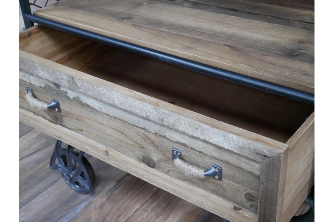 Rustic Industrial Cabinet