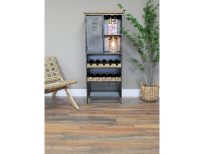 Industrial Wine Cabinet