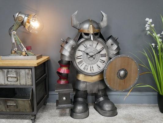Large Warrior Clock