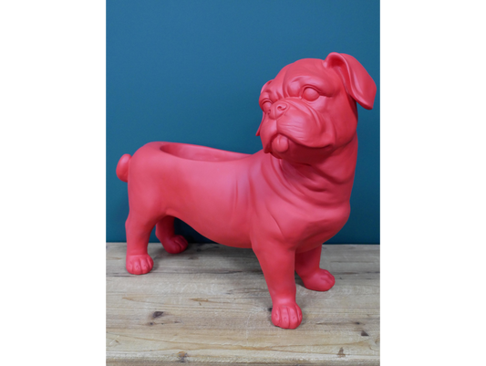 Red Dog Planter