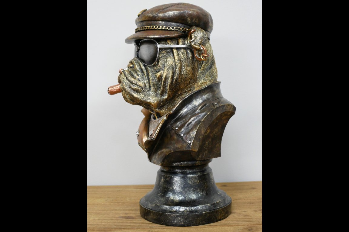 Smoking Bulldog Bust
