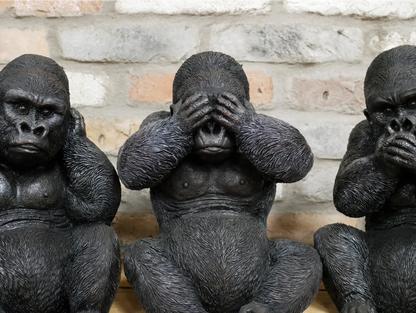 Set Of 3 Gorillas