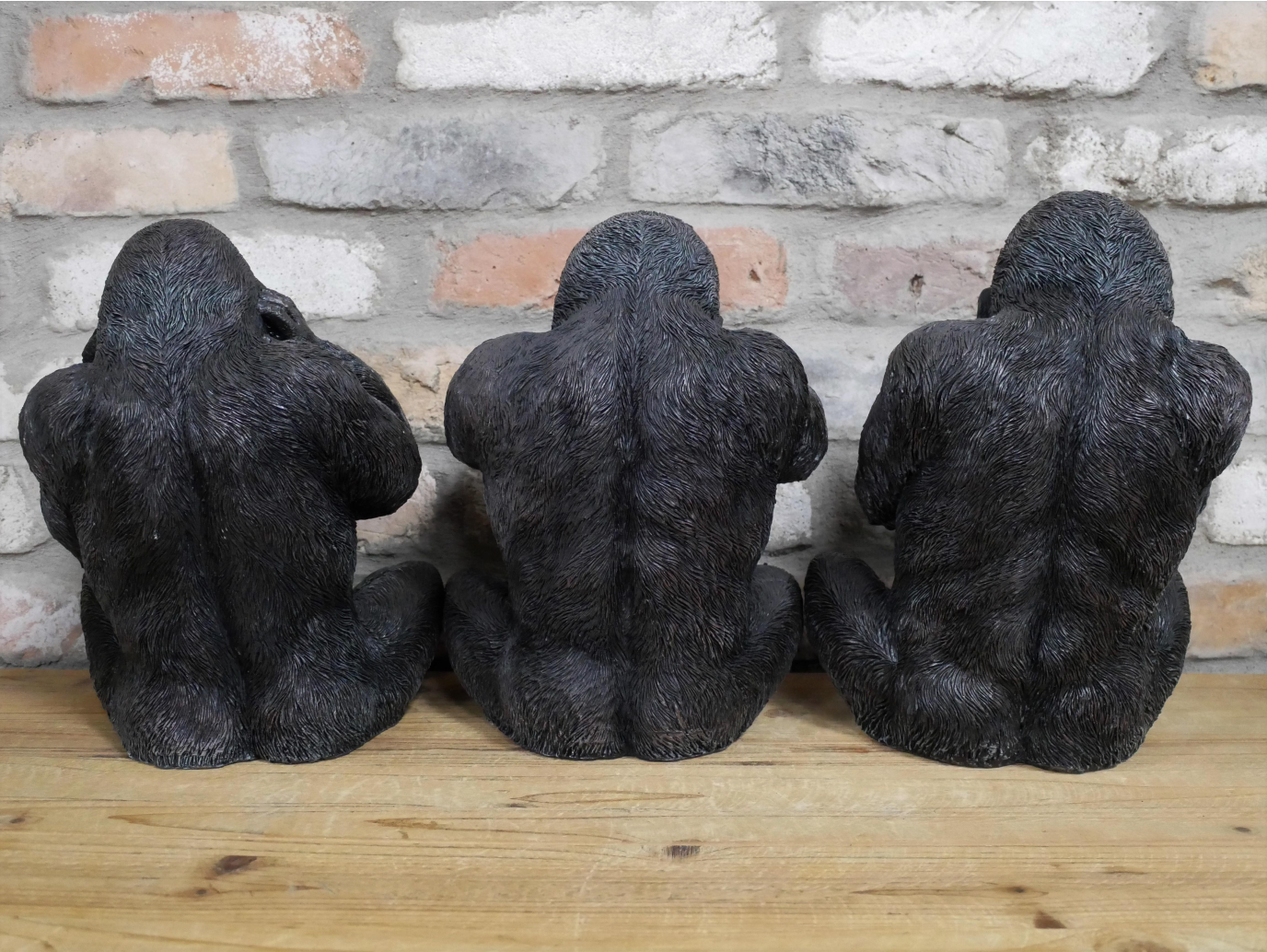 Set Of 3 Gorillas