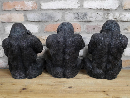 Set Of 3 Gorillas