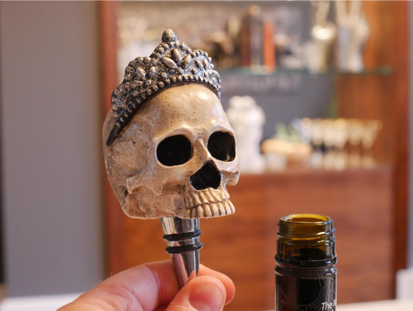 Skull Wine Stopper