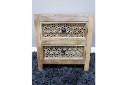 2 Drawer Bedside Cabinet