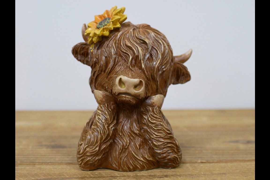 Highland Cow Bust