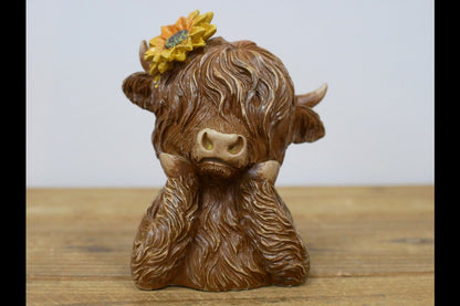 Highland Cow Bust