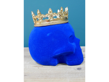 Blue Skull With Crown