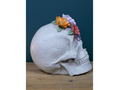 Skull With Flowers