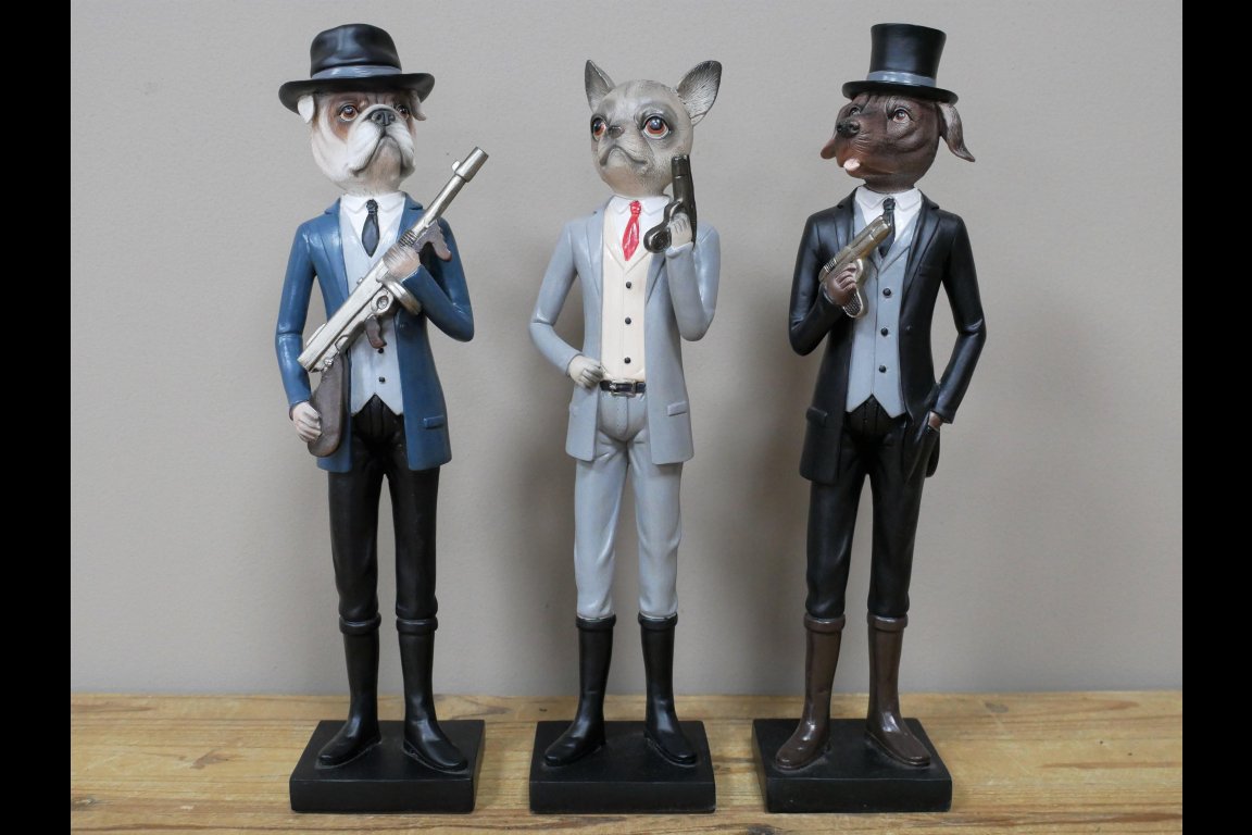 Set Of 3 K9 Agents