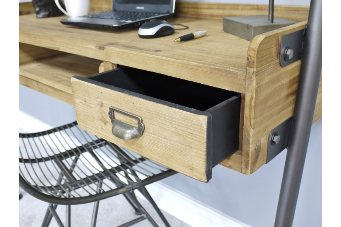 Desk With Shelves