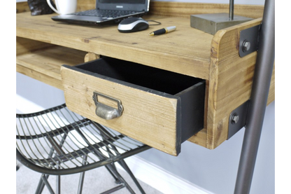 Desk With Shelves