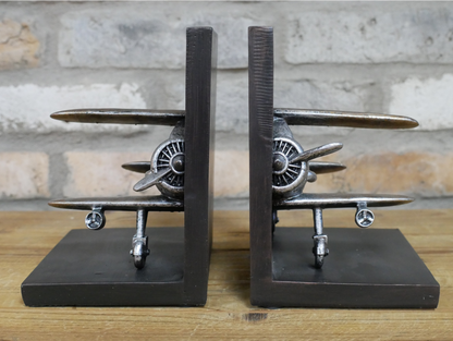 Aeroplane Bookends