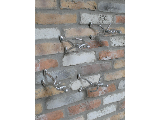 Set Of 4 Walking Up The Wall Men