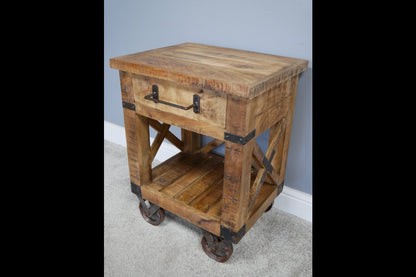 Industrial Bedside Cabinet