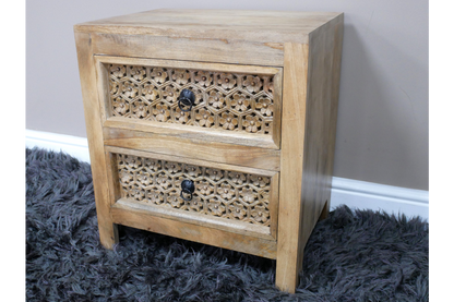 2 Drawer Bedside Cabinet