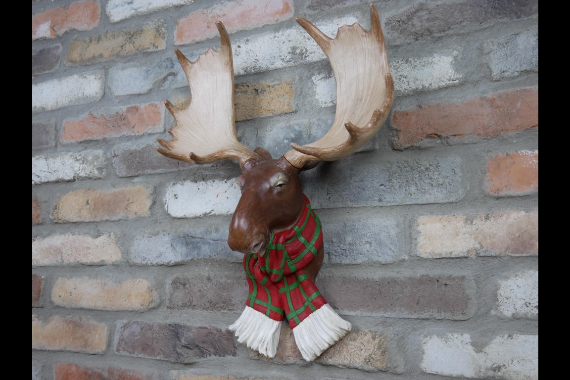 Moose Head Wall Decoration
