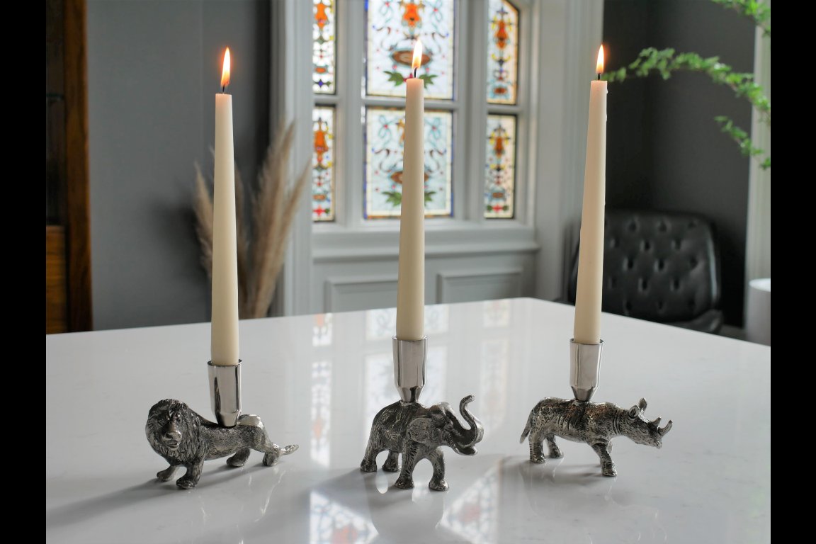 Rhino Candle Holder