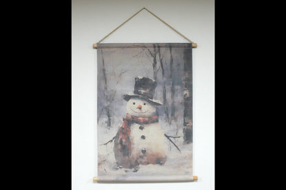 Canvas Wall Art - Snowman