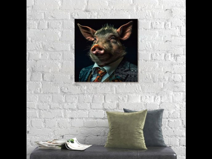 Pig Wall Art - Mini