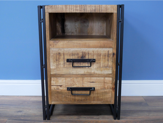 Industrial Bedside Cabinet