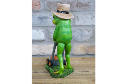 Mowing frog