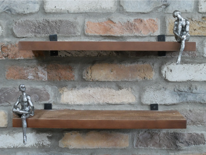 Set Of 2 Shelves with Shelf Sitter