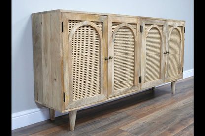 Large Rattan Sideboard