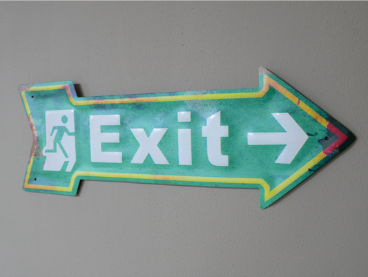 Sign (Exit)