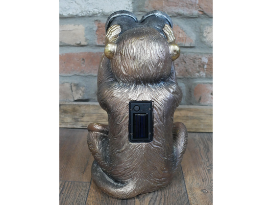 Monkey With Solar Lights