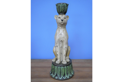 Leopard Candle Holder