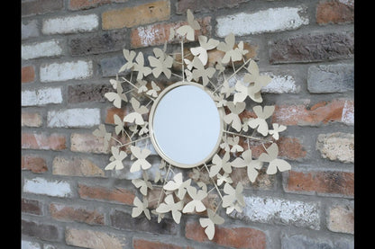 Butterfly Mirror - Cream