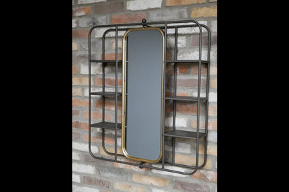 Wall Unit With Mirror