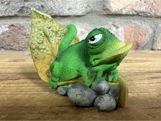 Lizard On A Leaf