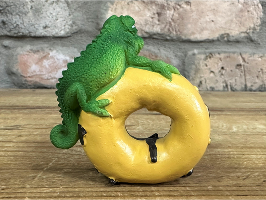 Lizard On A Doughnut