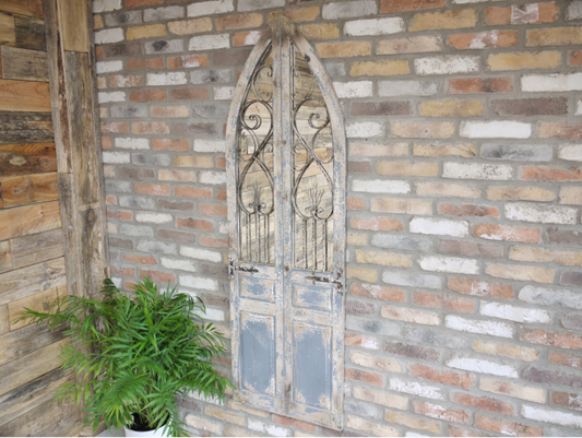 Large Rustic Door Mirror